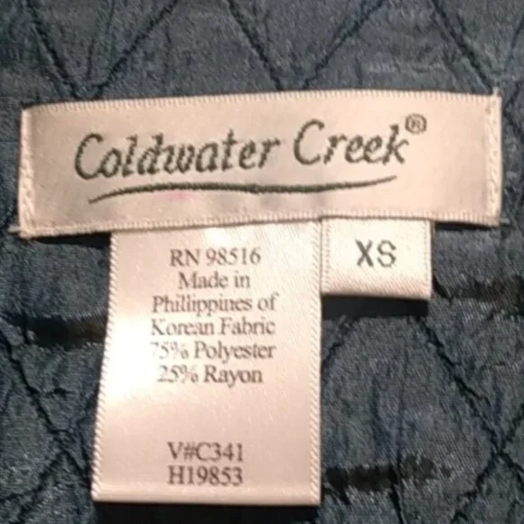 Coldwater Creek Crinkle Diamond Quilted Jacket - Picture 8 of 16